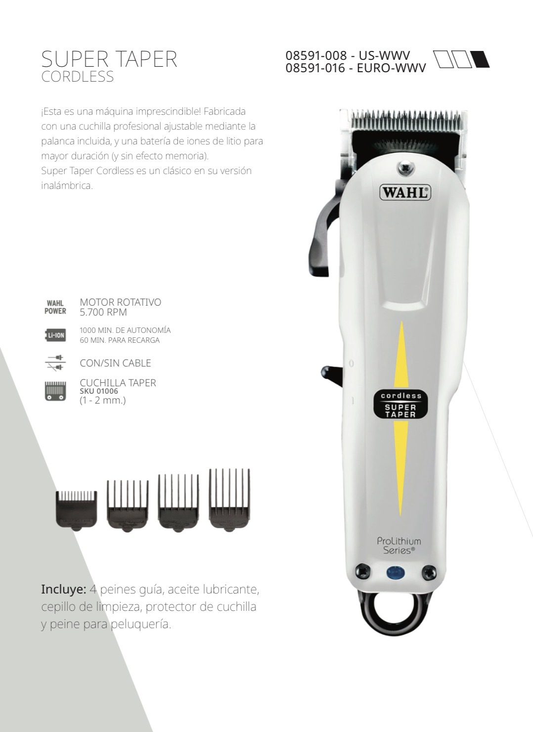 SUPER TAPER CORDLESS